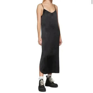 NWT Ganni Heavy Satin Slip Dress size 42 or US10